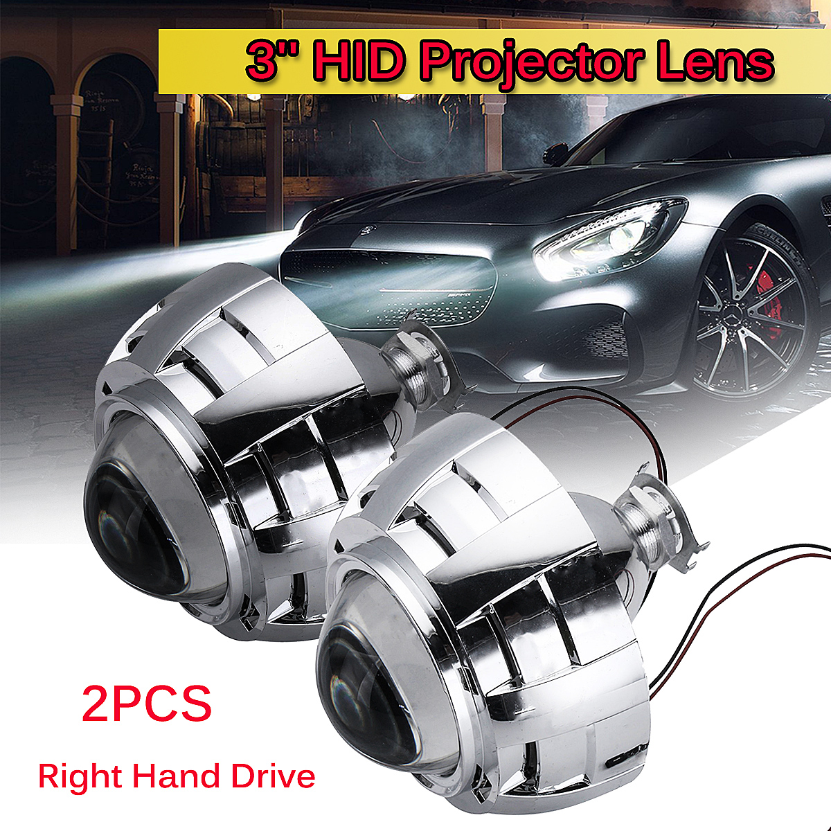 Pair-3Inch-HID-Bi-Xenon-Projector-Lens-Headlights-Shroud-H1-H4-H7-Car-Headlight-Retrofit-1298797