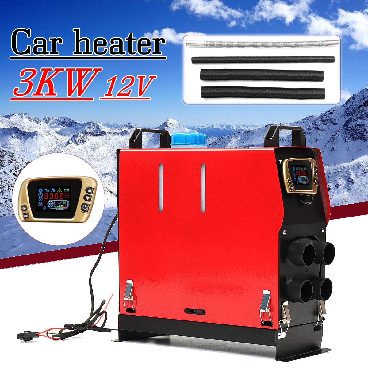 5KW3KW-12V-Air-Diesel-Heater-Host-wDigital-Switch-Air-Filter-Oil-Pump-1362311