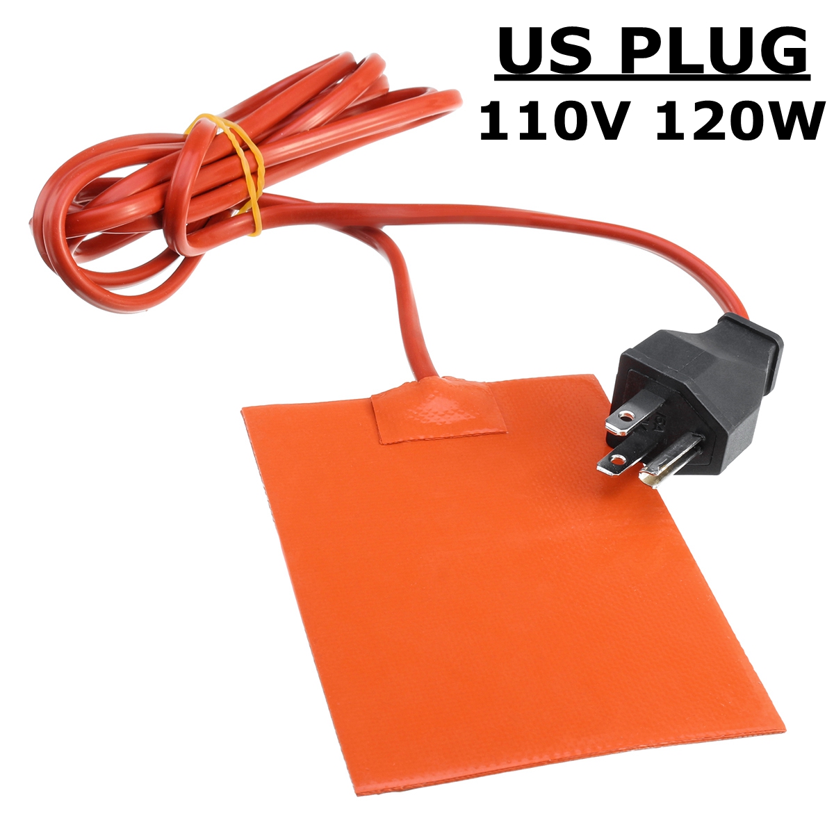 9x13cm-Heater-Pad-Engine-Block-Hydraulic-Tank-Heating-Plate-O-il-Pan-Sump--Plug-1596574