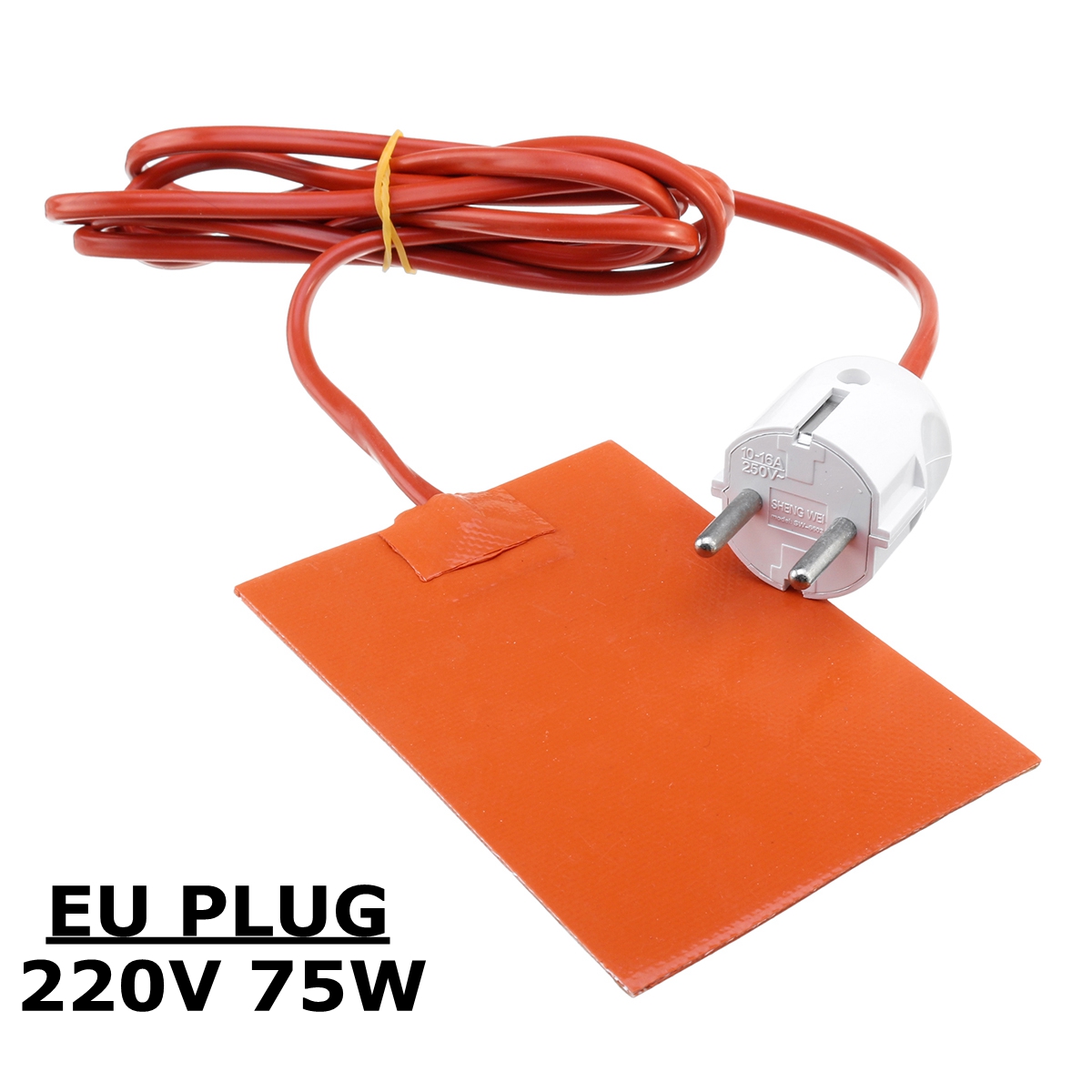 9x13cm-Heater-Pad-Engine-Block-Hydraulic-Tank-Heating-Plate-O-il-Pan-Sump--Plug-1596574