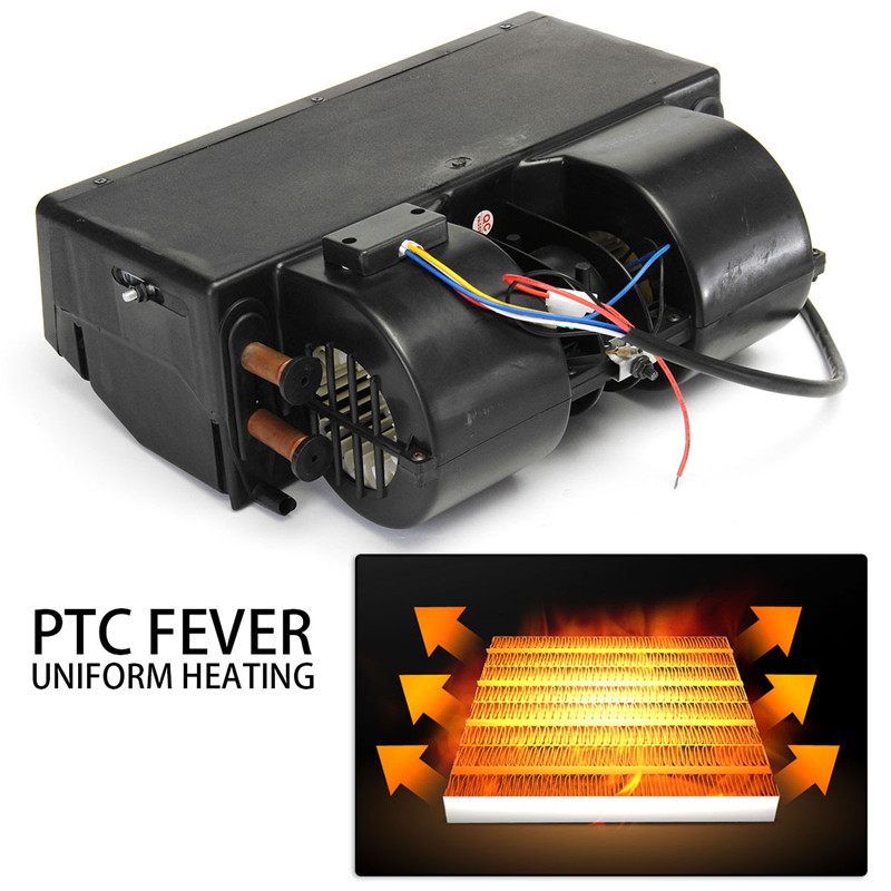 BEU-404-000-AUTO-AC-Black-Car-Warming-Evaporator-Truck-Heater-Three-Retaining-Wind-12V-Under-Dash-1330627