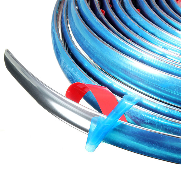 12mm-x-8M316quot-Car-Chrome-Styling-Moulding-Adhesive-Trim-Strip-960624