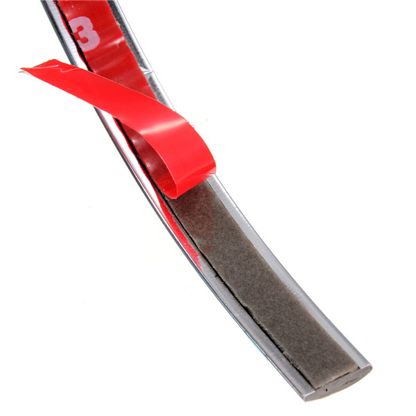 12mm-x-8M316quot-Car-Chrome-Styling-Moulding-Adhesive-Trim-Strip-960624
