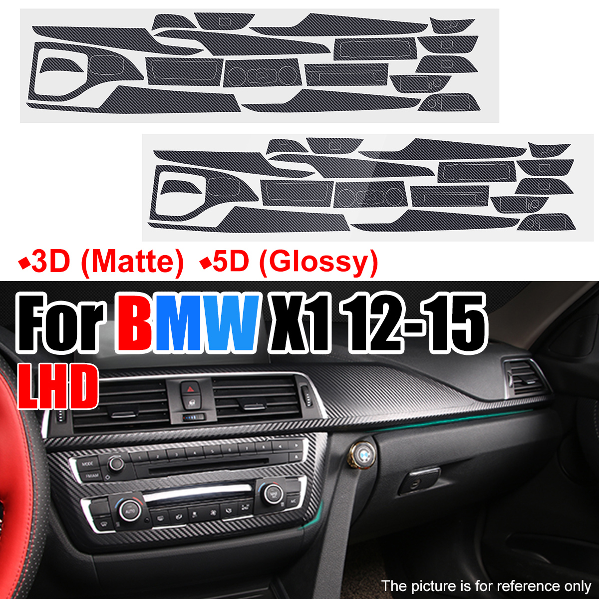 15Pcs-LHD-Carbon-Fiber-Sticker-Interior-Vinyl-Decal-For-BMW-X1-2012-2015-3D--5D-1674140