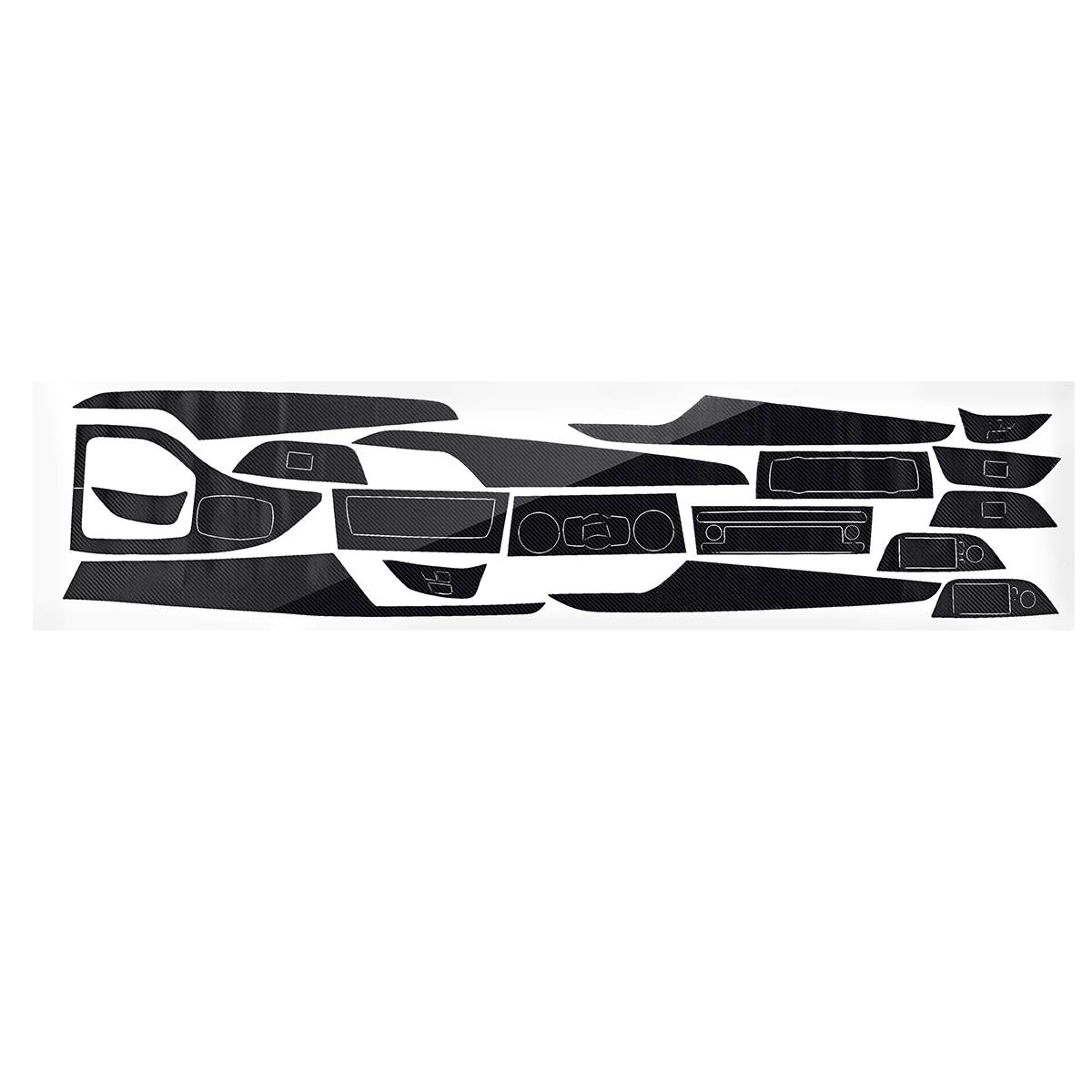 15Pcs-RHD-Carbon-Fiber-Sticker-Interior-Vinyl-Decal-For-BMW-X1-2012-2015-3D--5D-1674124