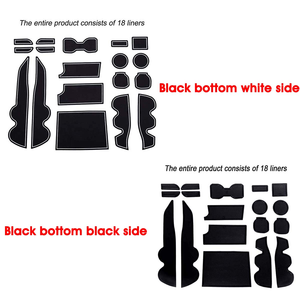 18x-Cup-Door-Center-Console-Liner-Anti-slip-Mats-Trim-For-Toyota-Tacoma-1682296