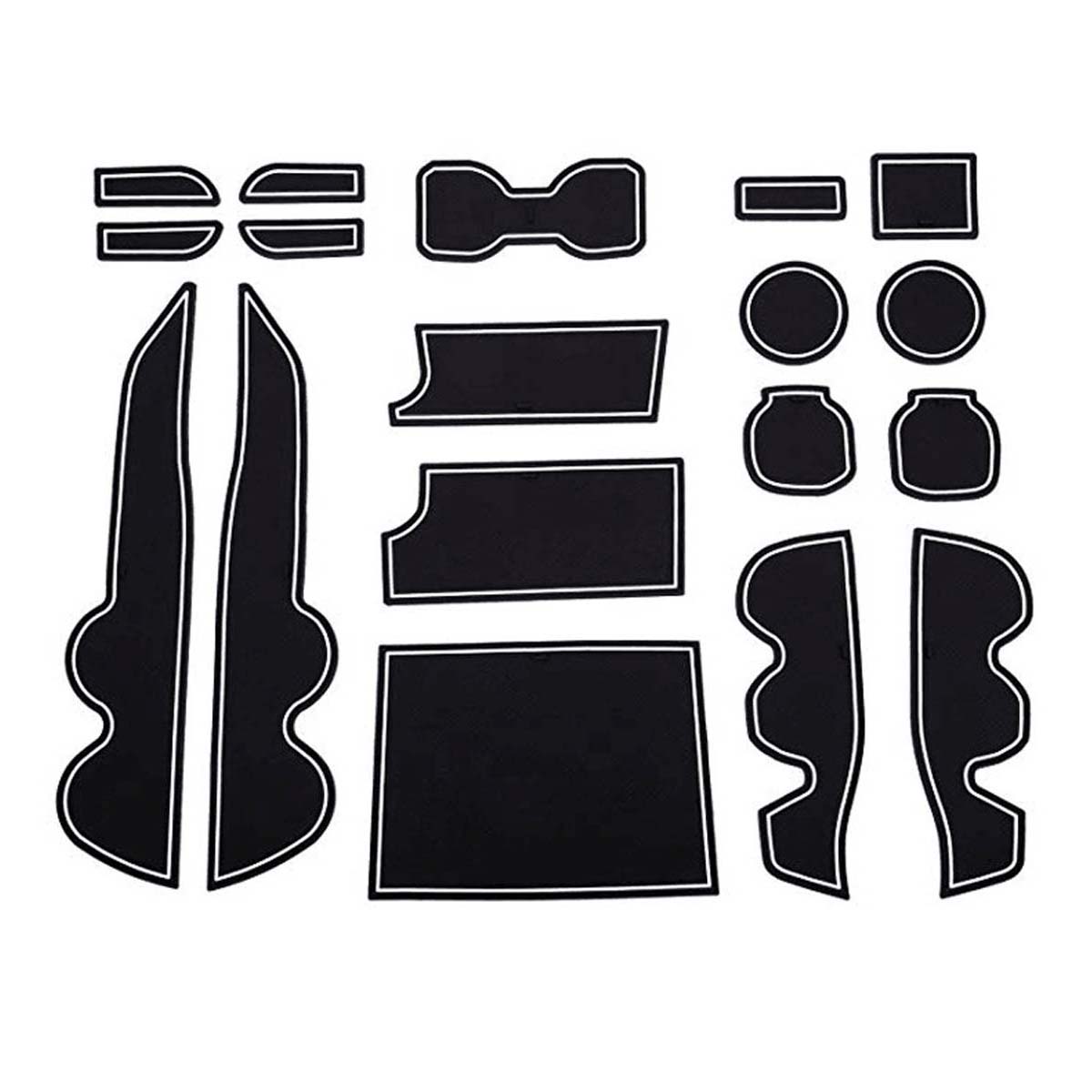 18x-Cup-Door-Center-Console-Liner-Anti-slip-Mats-Trim-For-Toyota-Tacoma-1682296