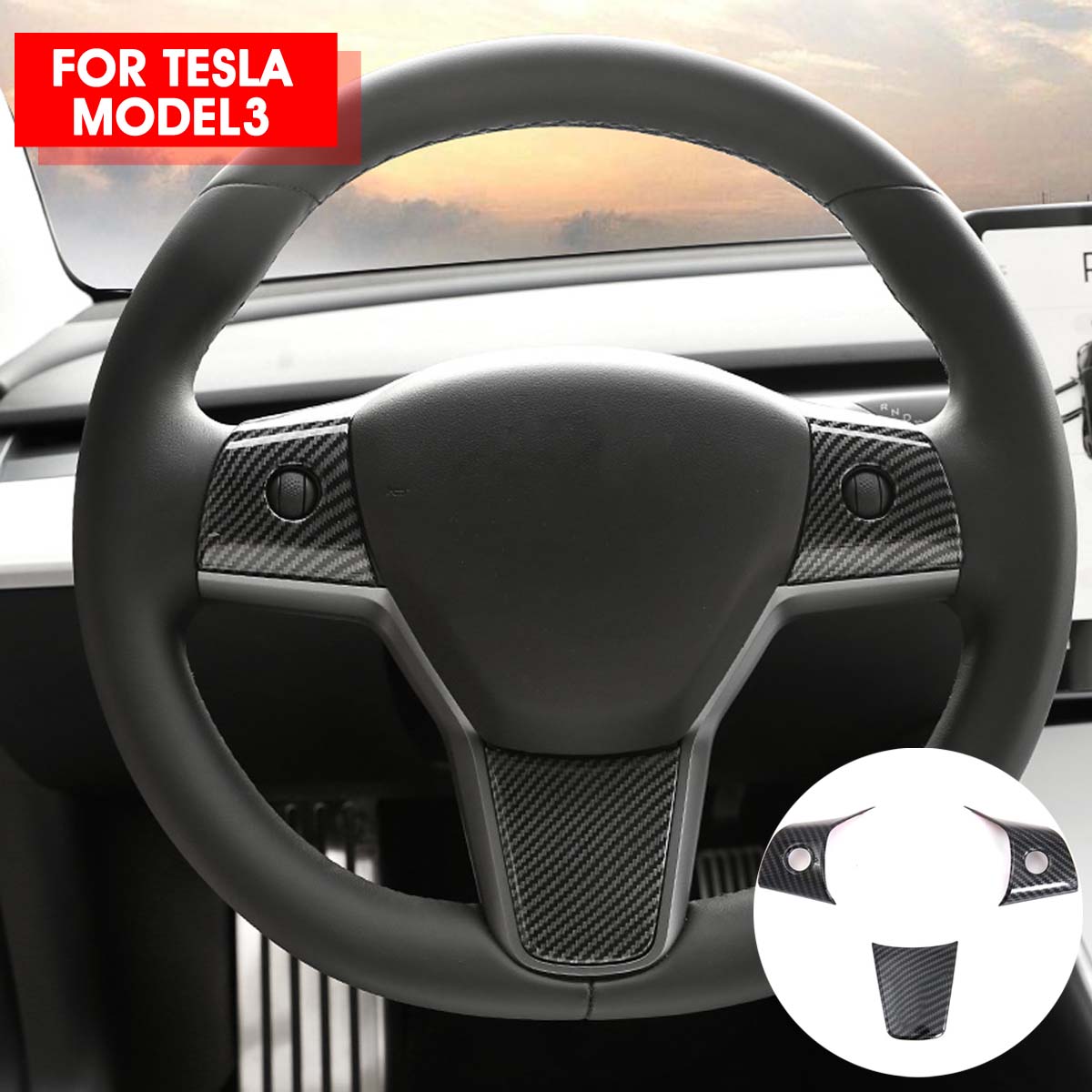 3pcs-ABS-Steering-Wheel-Cover-Trim-Carbon-Fiber-For-Tesla-model-3-17-19-1674410