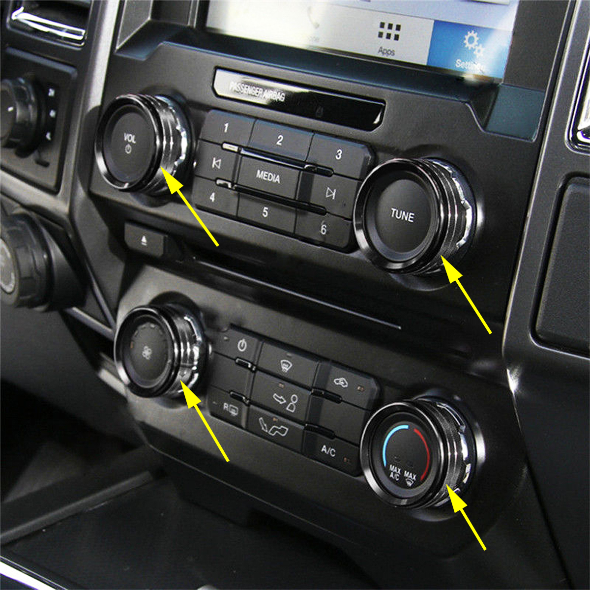4pcs-Car-Audio-Stereo-Knob-Ring-Air-Conditioner-Switch-Button-Cover-Trim-Volume-Control-Ring-1296291
