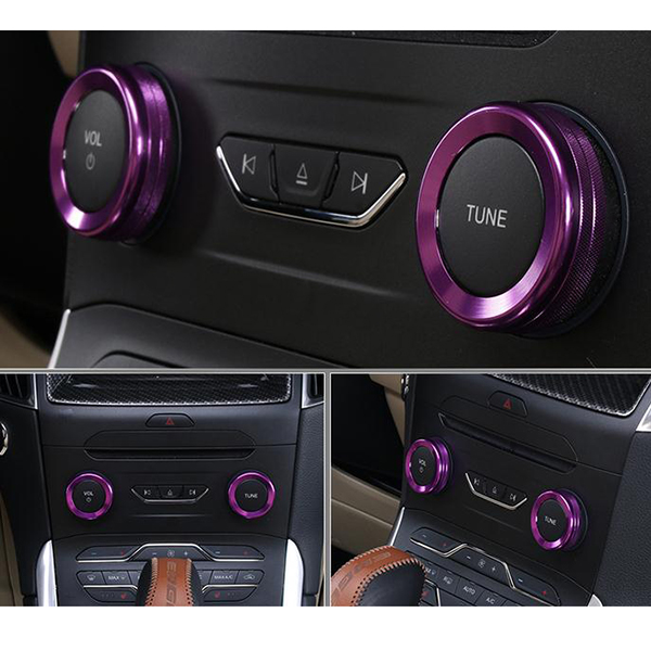 4pcsSet-Cars-Alu-Decoration-Stereo-Knob-Ring-Air-Conditioning-Knob-Ring-Circle-for-For-Ford-Edge-1044662