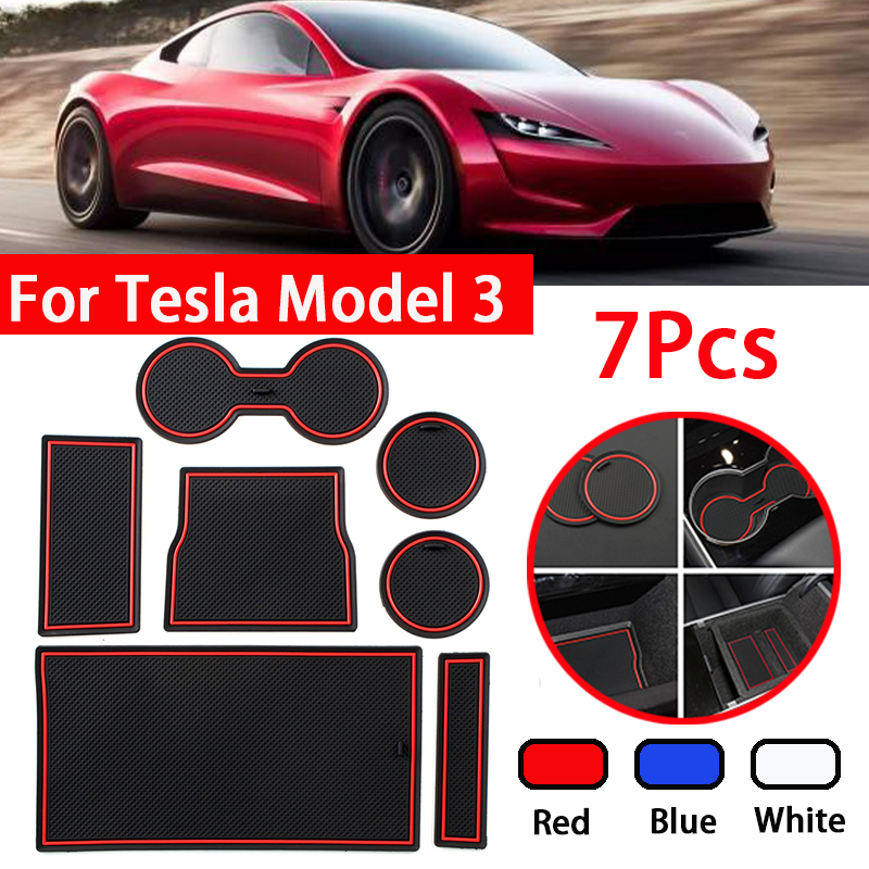 7Pcs-Auto-Car-Accessories-Water-Cup--Coasters-Slot-Non-Slip-Carbon-Fiber-1682307