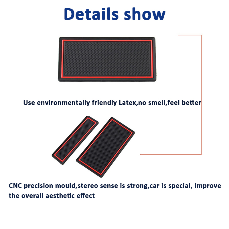 7Pcs-Auto-Car-Accessories-Water-Cup--Coasters-Slot-Non-Slip-Carbon-Fiber-1682307