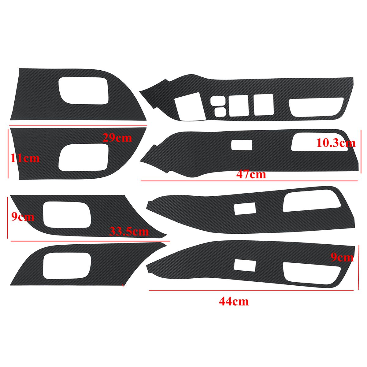 8pcs-Car-Carbon-Fiber-Armrest-Handle-Sticker-Decoration-For-MITSUBISHI-1685690