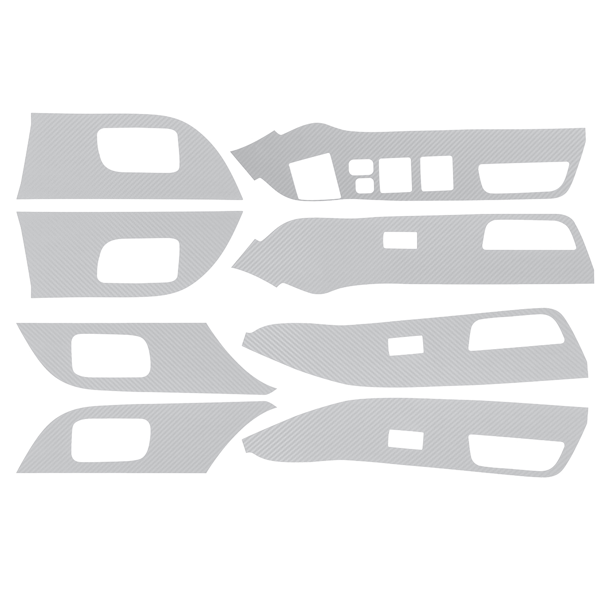 8pcs-Car-Carbon-Fiber-Armrest-Handle-Sticker-Decoration-For-MITSUBISHI-1685690