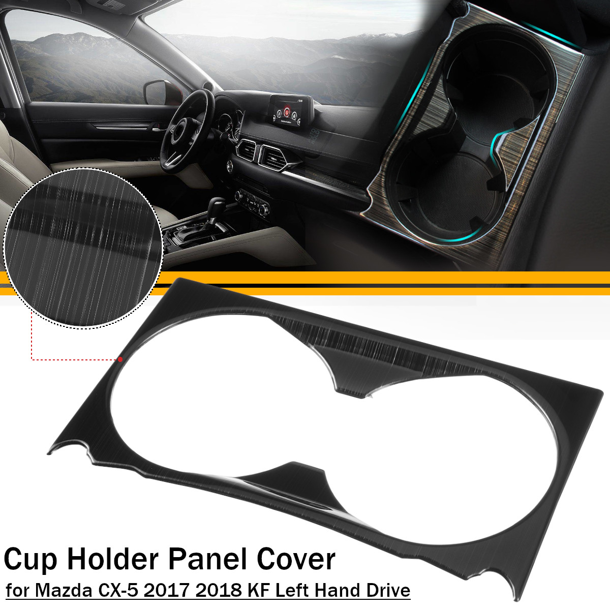 Car-Inner-Water-Cup-Holder-Panel-Cover-Trim--for-For-Mazda-CX-5-2017-2018-KF-LHD-1672073