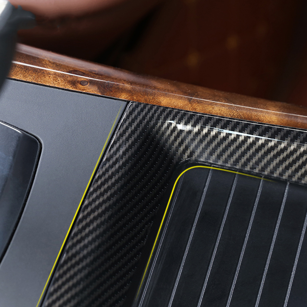 Carbon-Fiber-Water-Cup-Holder-Interior-Cover-Trim-Decor-For-BMW-X5-E70-2008-2013-1674400