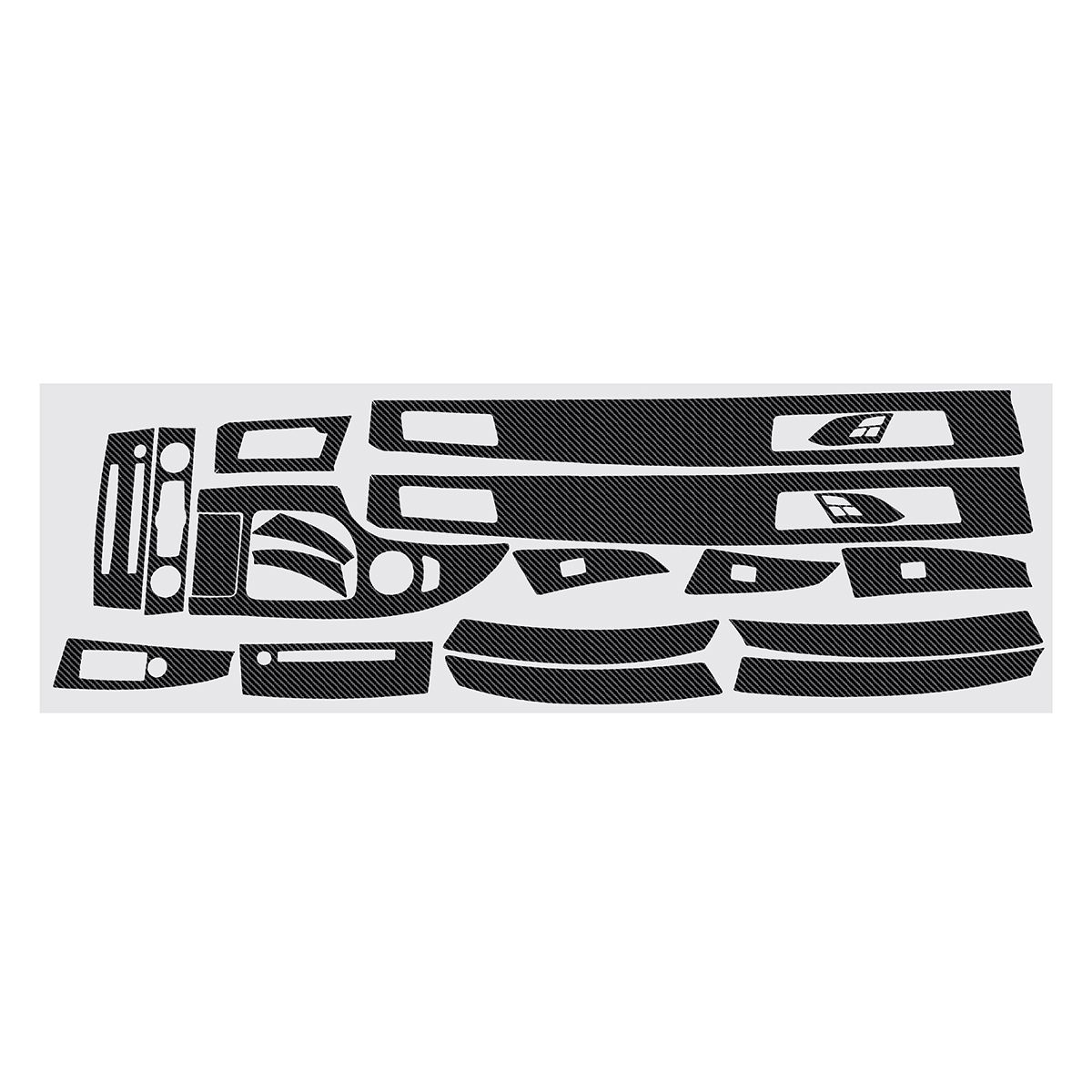 For-BMW-5-Series-E60-2003-10-Glossy-Matte-Carbon-Fiber-Sticker-Vinyl-Decal-Trim-1674389