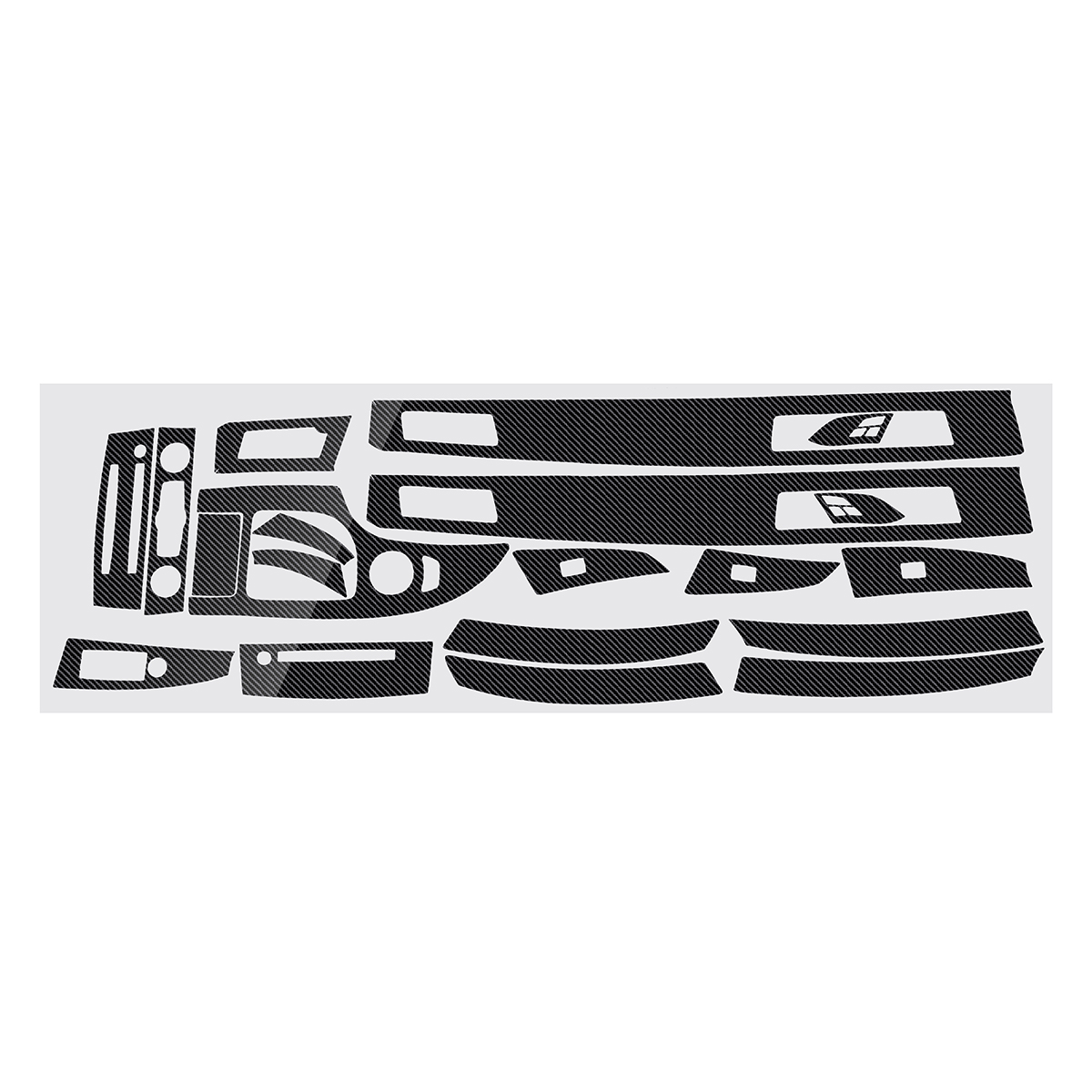 For-BMW-5-Series-E60-2003-10-Glossy-Matte-Carbon-Fiber-Sticker-Vinyl-Decal-Trim-1674389