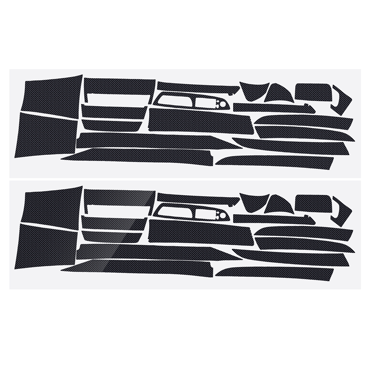 For-BMW-X5-2007-2013-Glossy-Matte-Carbon-Fiber-Sticker-Vinyl-Decal-Trim-22-PCS-1674369