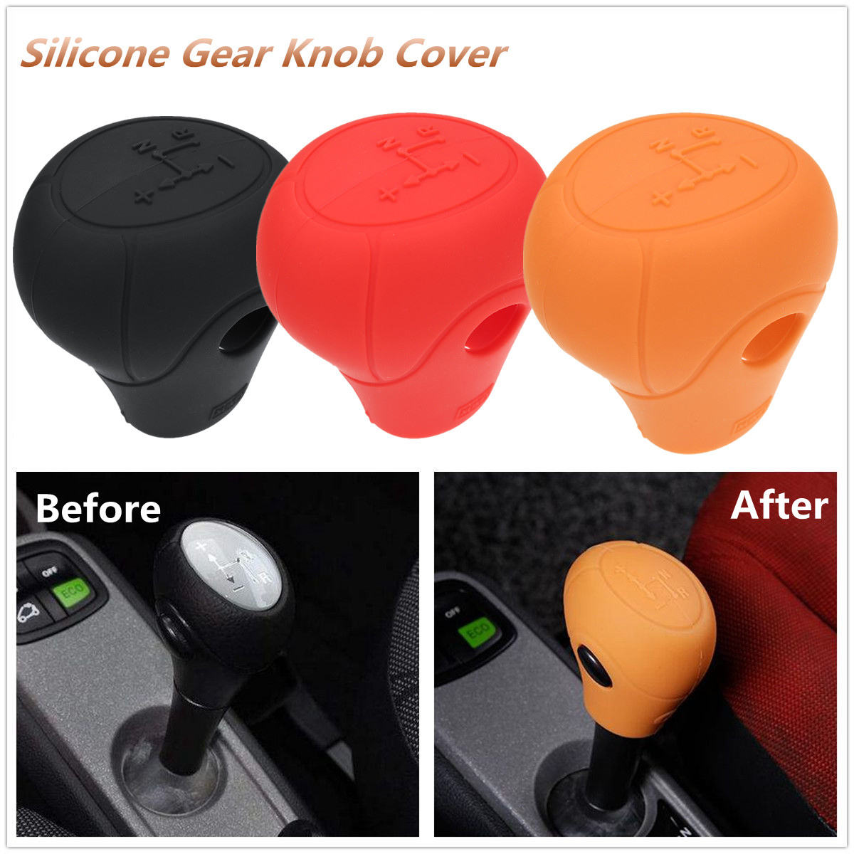 For-Benz-Smart-Fortwo-2009--2014-Silicone-Gear-Knob-Cover-Shift-Glove-Skin-Case-Protective-Case-1234848