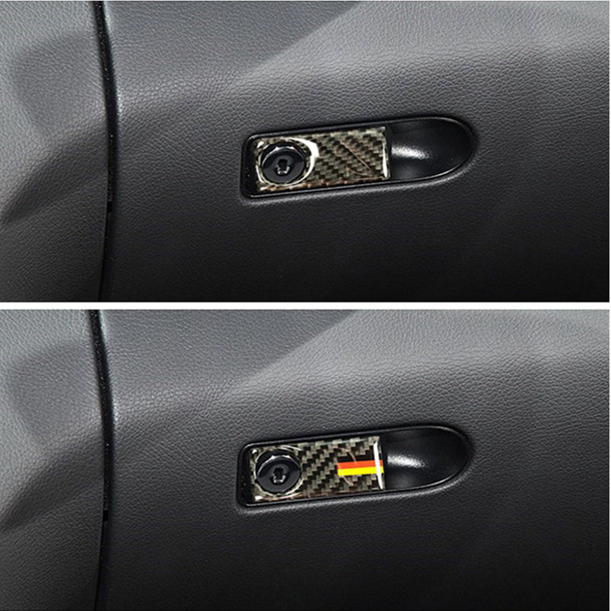 For-Mercedes-C-Class-W205-C180-C200-C300-GLC-Carbon-Fiber-Car-Interior-Door-Handle-Cover-Sticker-1671437