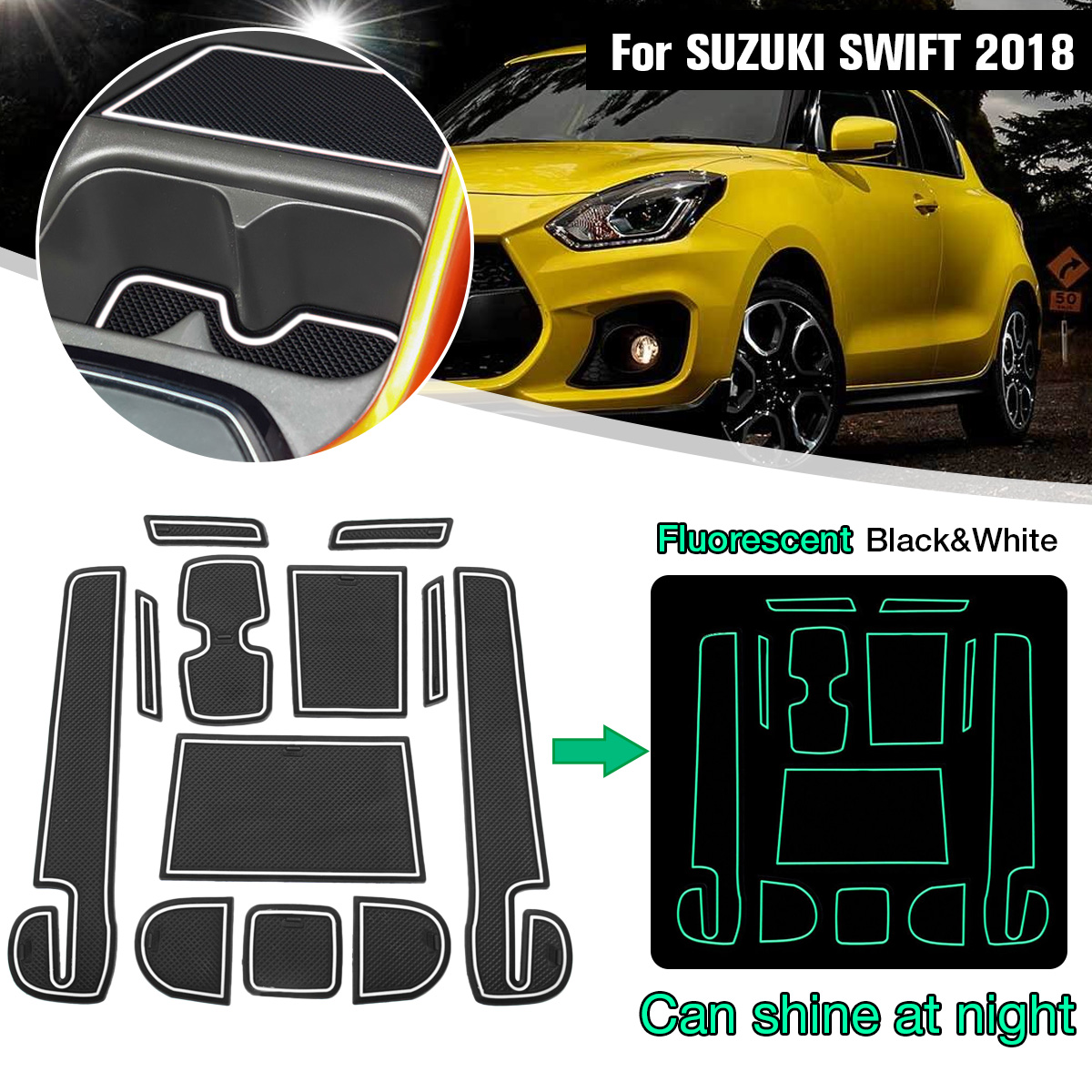 Gate-Slot-Pad-For-SUZUKI-SWIFT-2018-Cup-Holders-Door-Slot-Mat-Groove-Non-slip-12-1679751
