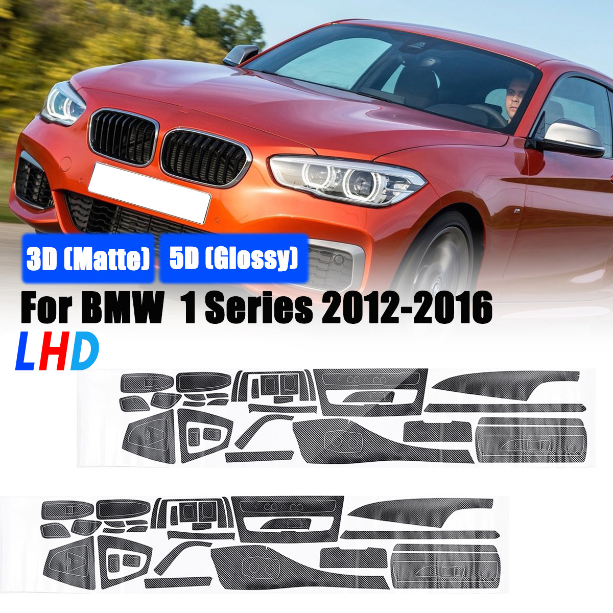 LHD-Carbon-Fiber-Interior-Sticker-Vinyl-For-BMW--1-Series-2012-2016-1674320