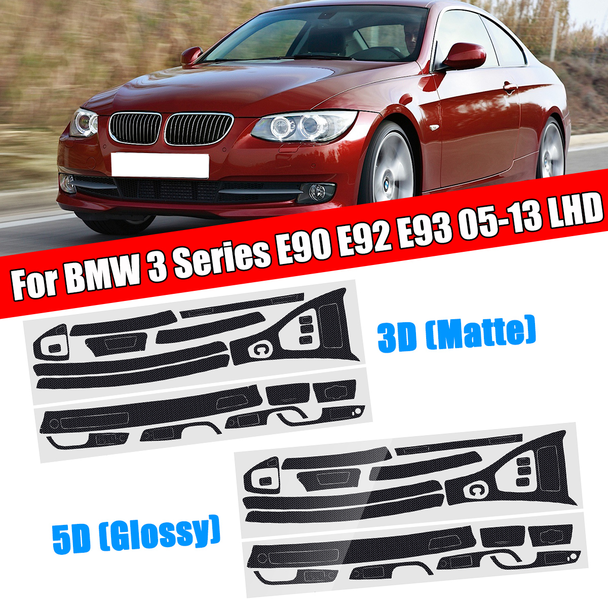 LHD-Carbon-Fiber-Interior-Sticker-Vinyl-For-BMW-3-Series-E90-E92-E93-2005-2013-1674130