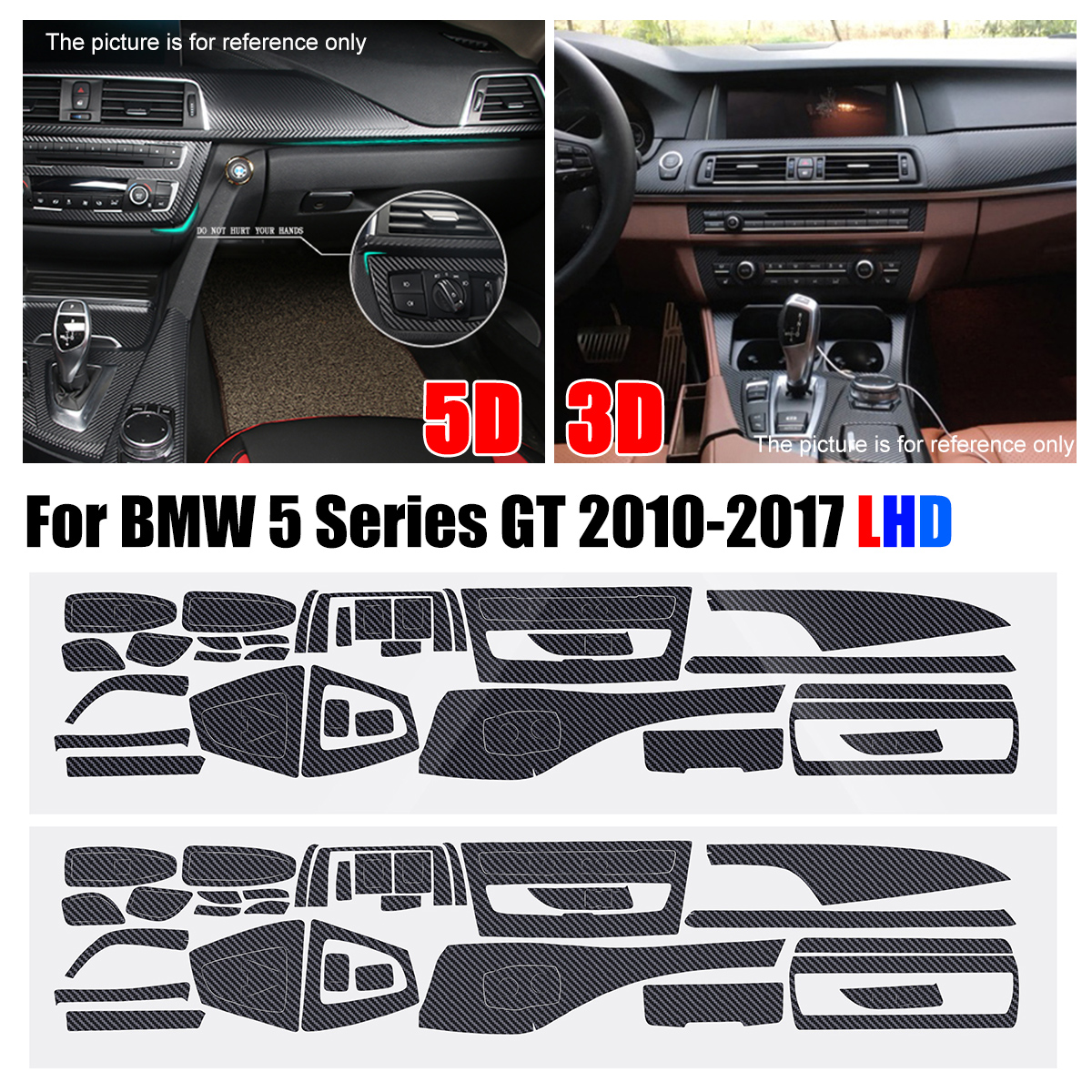 LHD-Carbon-Fiber-Interior-Sticker-Vinyl-For-BMW-5-Series-GT-2010-2017-1673773