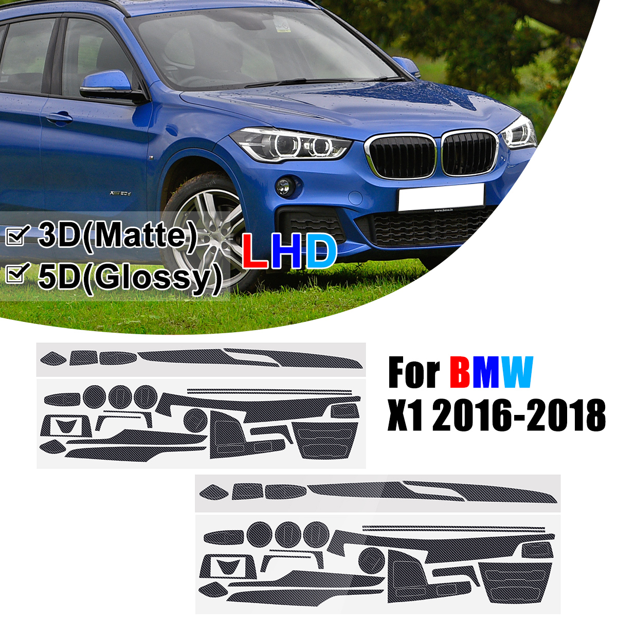 LHD-Carbon-Fiber-Interior-Sticker-Vinyl-For-BMW-X1-2016-2018-1674119