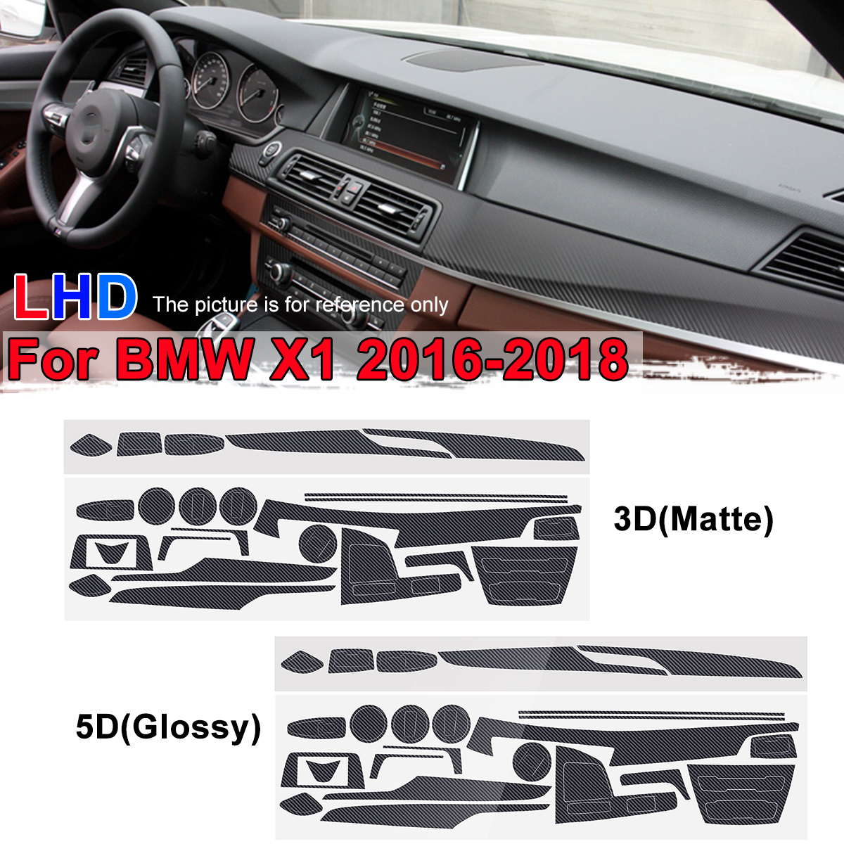 LHD-Carbon-Fiber-Interior-Sticker-Vinyl-For-BMW-X1-2016-2018-1674119