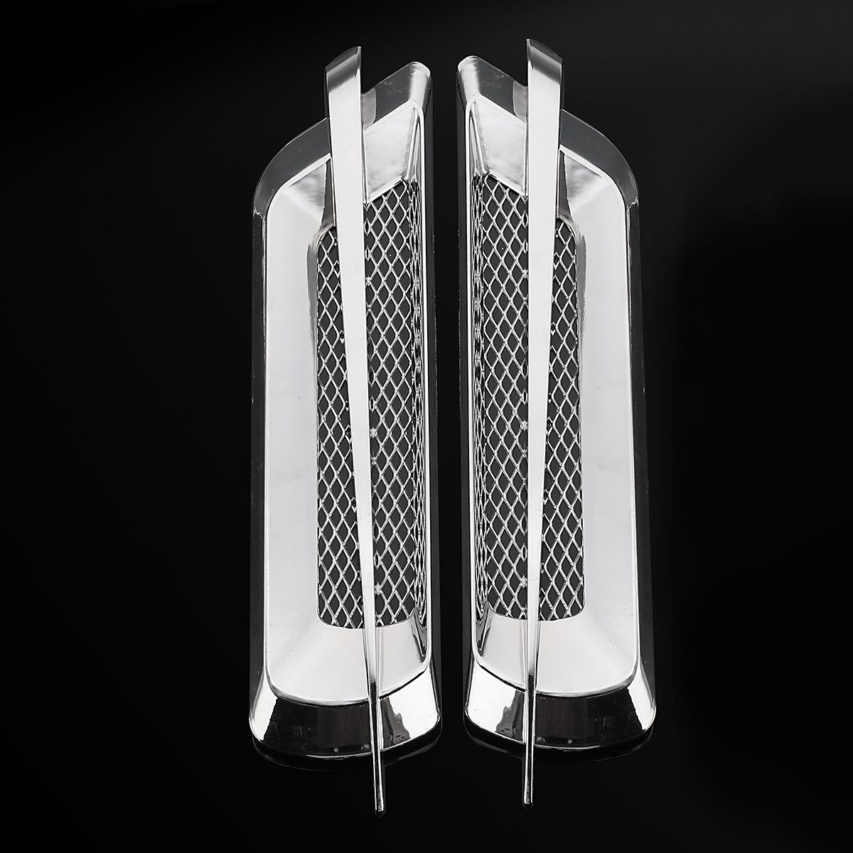 Pair-Universal-Silver-Car-Side-Air-Flow-Vent-Fender-Intake-Decoration-Stickers-1671103