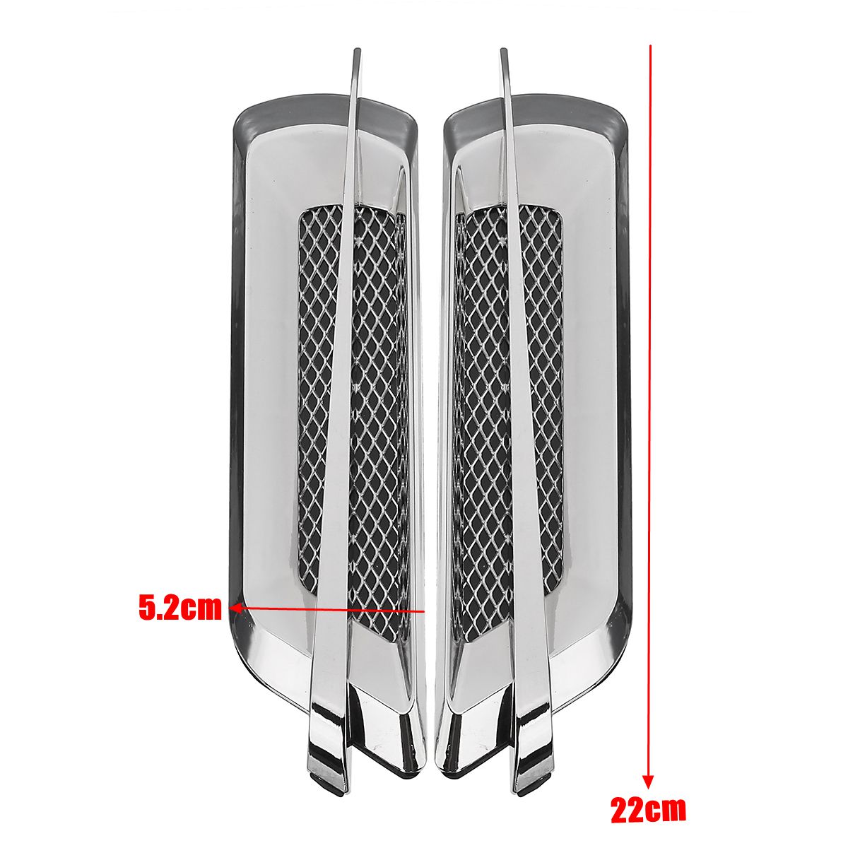 Pair-Universal-Silver-Car-Side-Air-Flow-Vent-Fender-Intake-Decoration-Stickers-1671103