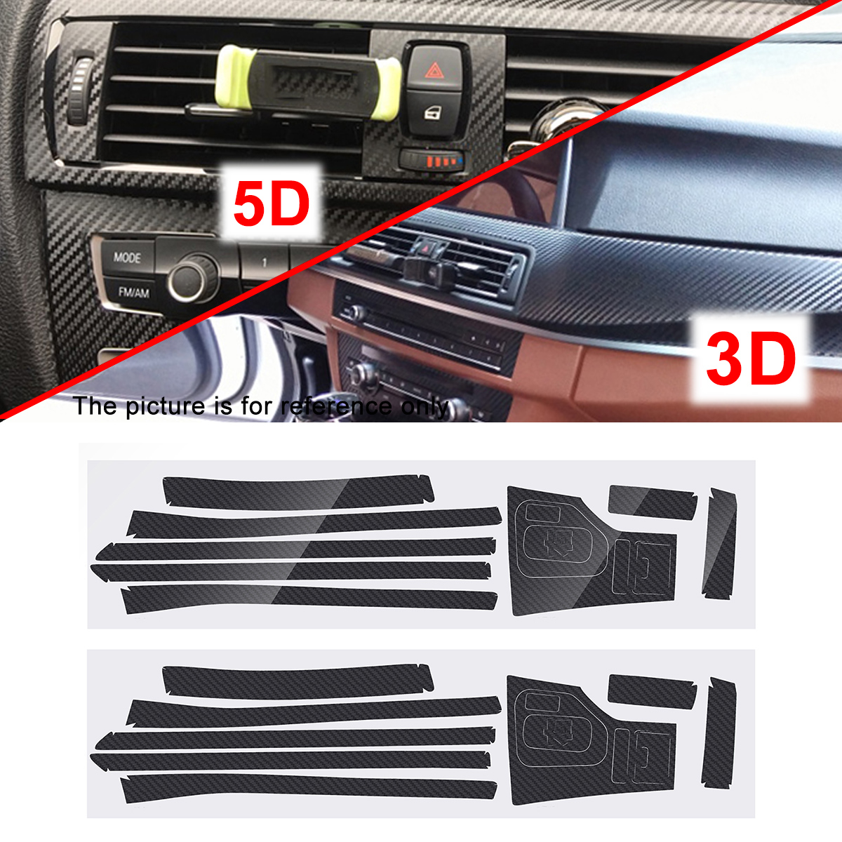 RHD-Carbon-Fiber-Interior-Sticker-Vinyl-For-BMW-5-Series-E39-1998-2004-1672757