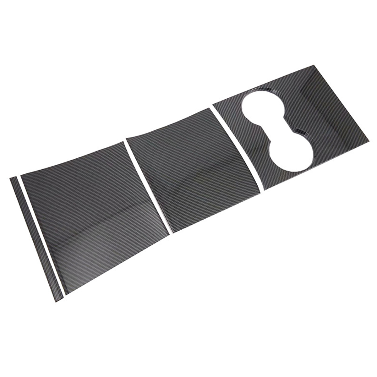 Real-Carbon-Fiber-Interior-Water-Cup-Holder-Cover-Trim-For-Tesla-Model-3-1826970