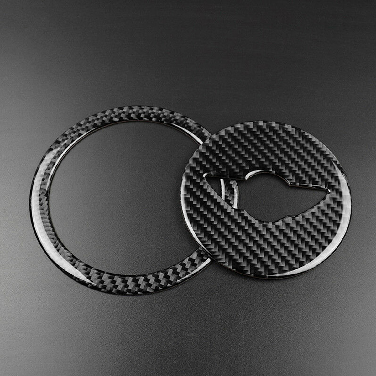 Real-Carbon-Fiber-Steering-Wheel-Sticker-Cover-Trim-For-Mini-Cooper-R55-R56-R60-1674378