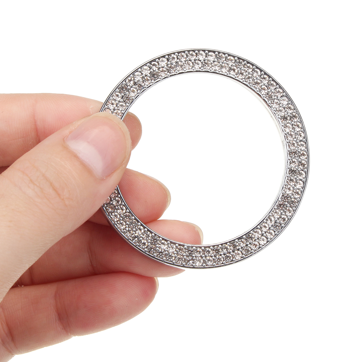 Start-Stop-Engine-Knob-Ignition-Switch-Cover-Ring-Trim-Diamond-For-Benz-C-Class-W205-1671616