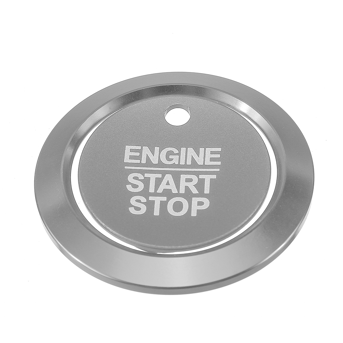 Start-Stop-Engine-Schluumlssellochschalter-Ring-Abdeckung-Trim-Fuumlr-Ford-F150-15-18-1666346