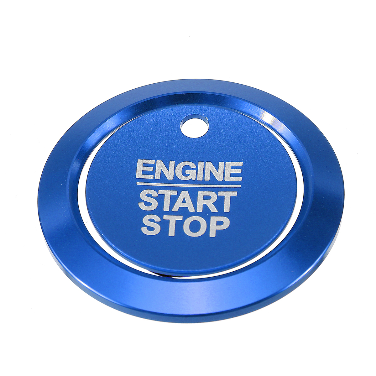 Start-Stop-Engine-Schluumlssellochschalter-Ring-Abdeckung-Trim-Fuumlr-Ford-F150-15-18-1666346