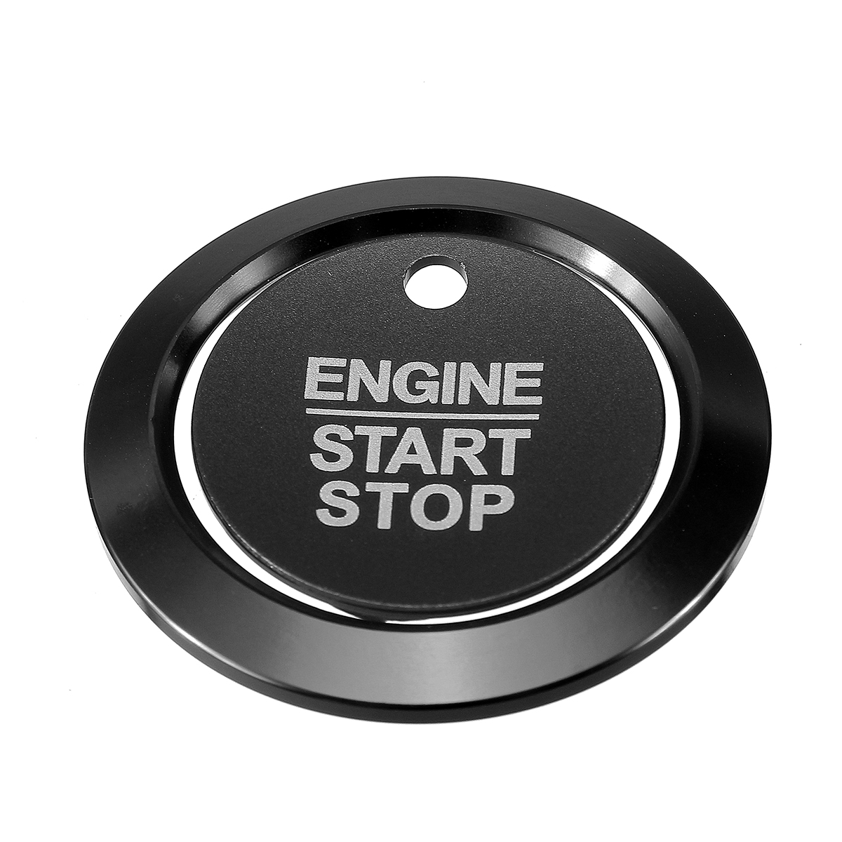 Start-Stop-Engine-Schluumlssellochschalter-Ring-Abdeckung-Trim-Fuumlr-Ford-F150-15-18-1666346