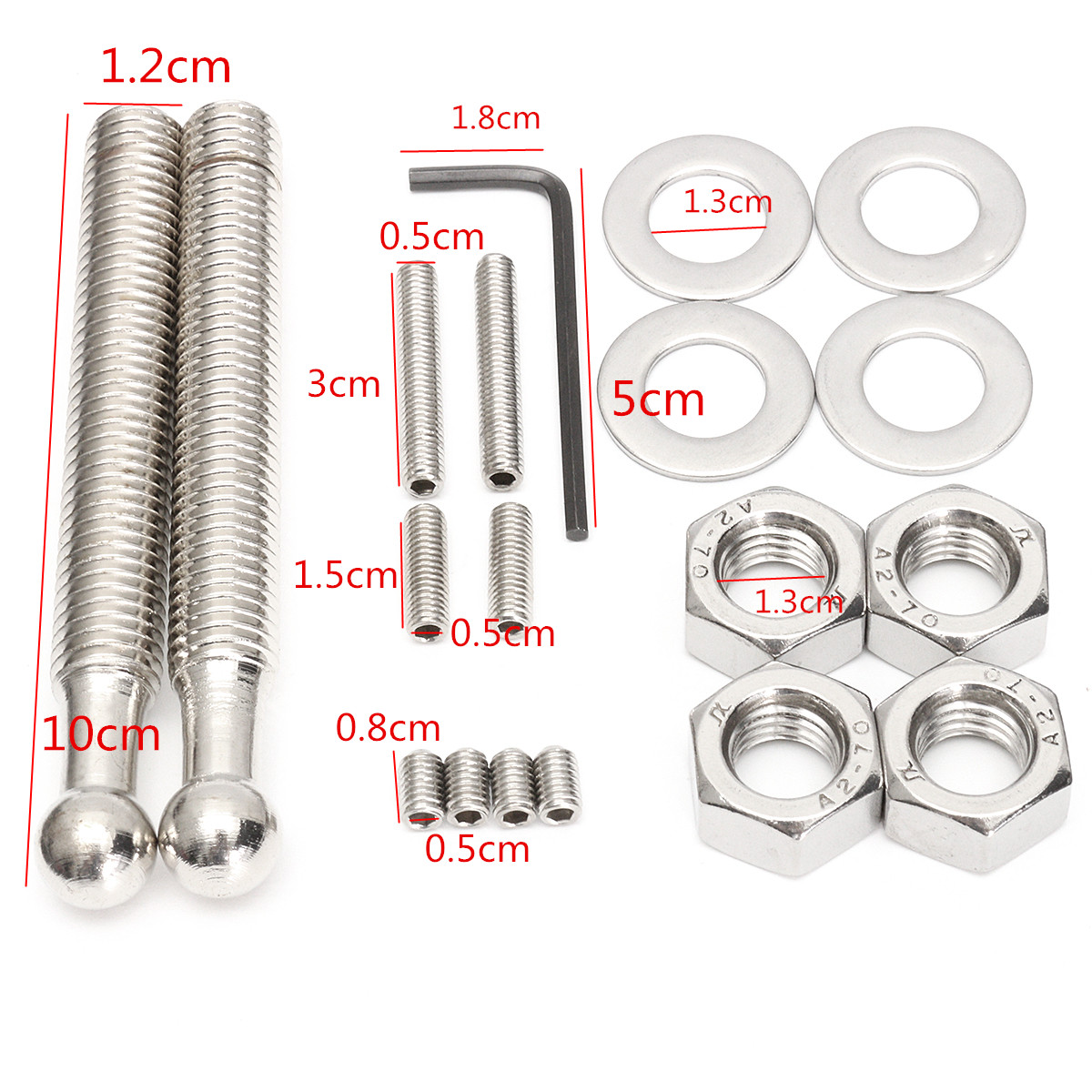 2-X-Universal-Push-Button-Billet-Hood-Pins-Lock-Clip-Kit-Car-Quick-Latch-Bonnet-1173593