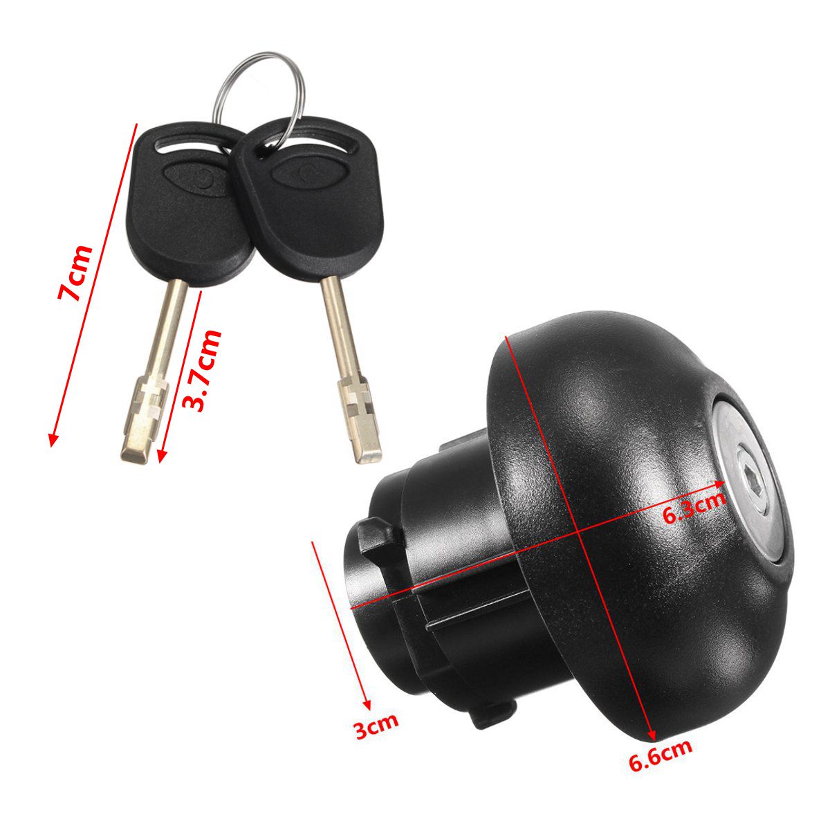 Anti-Theft-Locking-Fuel-Cap-Cover-w-Two-Key-for-Ford-Transit-MK7-06-18-1715043-1284723