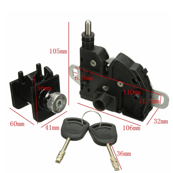 Bonnet-Release-Lock--Latch-With-2-Keys-Set-For-Ford-Transit-MK6-200-2006-412428-1277309