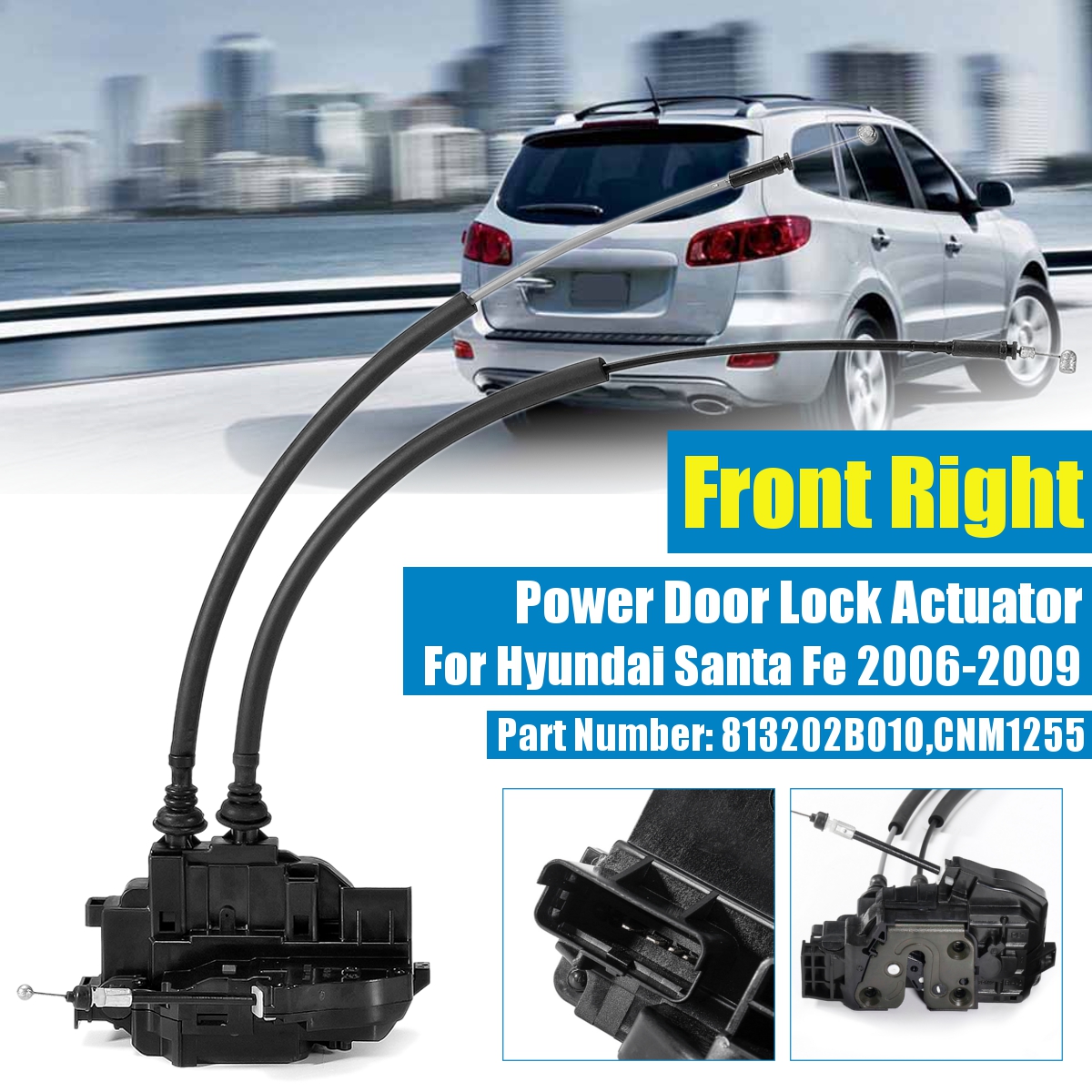 Front-Right-Power-Door-Lock-Actuator-For-Hyundai-Santa-Fe-2006-2009-LHD-CNM1255-813202B010-1736116