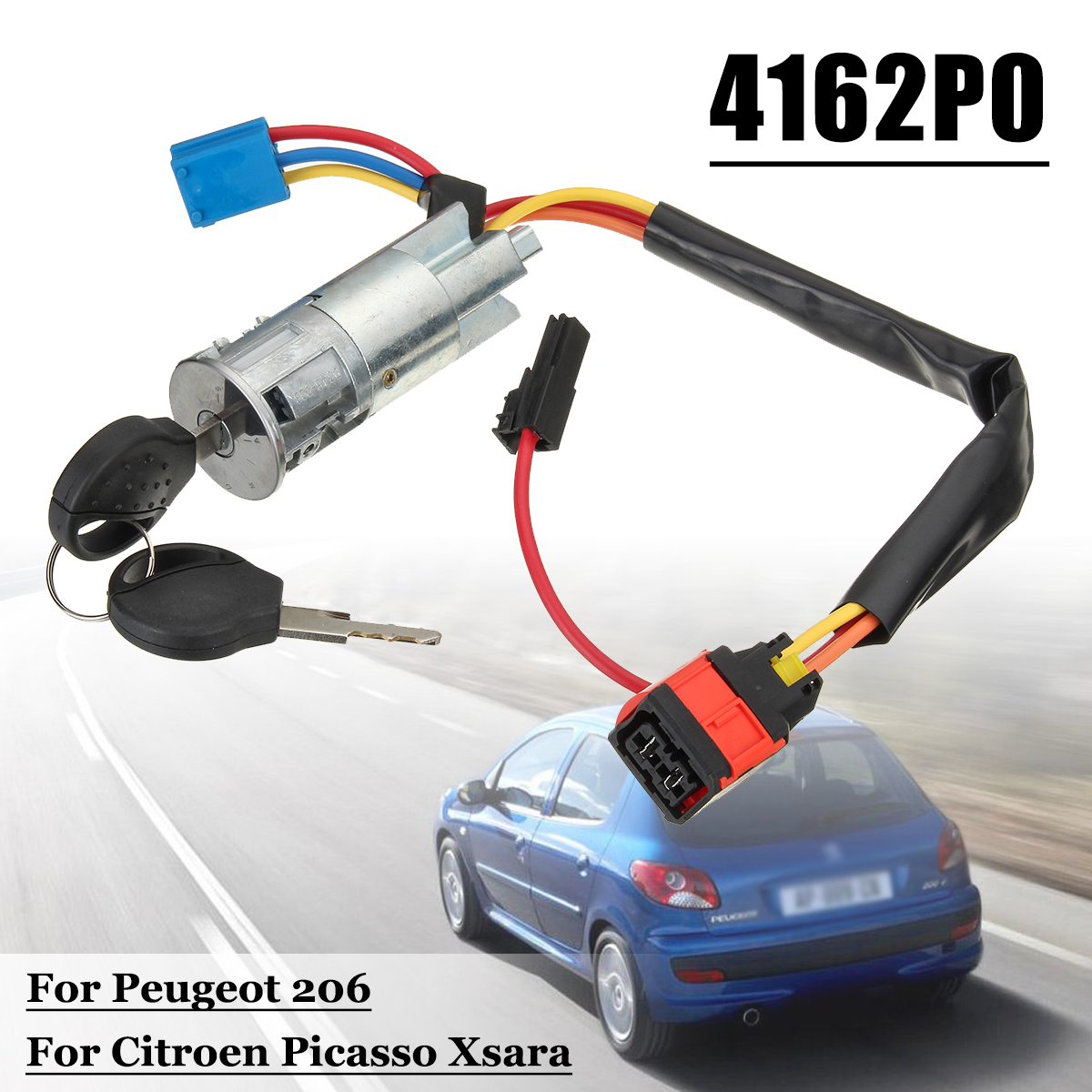 Ignition-Switch-Starter-Barrel-Lock-Keys-for-Peugeot-206-for-Citroen-Picasso-Xsara-4162P0-1299077