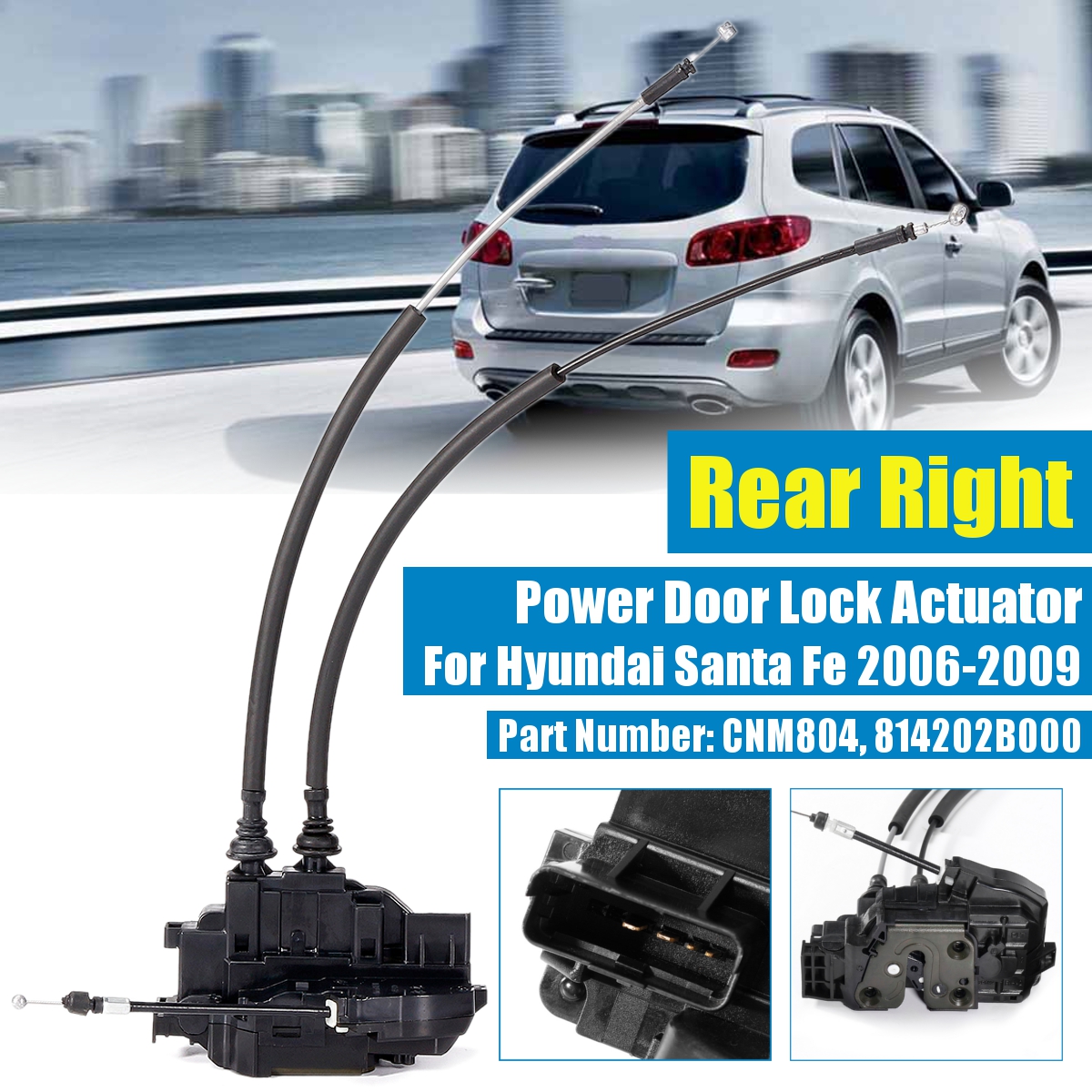 Rear-Right-Power-Door-Lock-Actuator-For-Hyundai-Santa-Fe-2006-2009-LHD-CNM804-814202B000-1736081