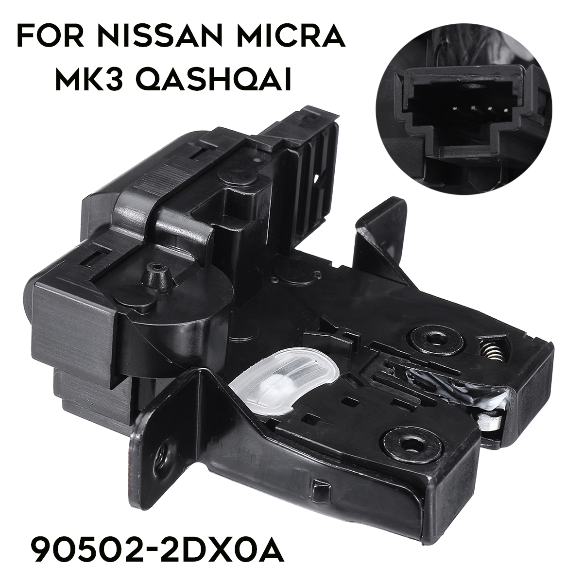 Tailgate-Boot-Door-Lock-Latch-Mechanism-For-Nissan-Micra-MK3-Qashqai-90502-2DX0A-1711780