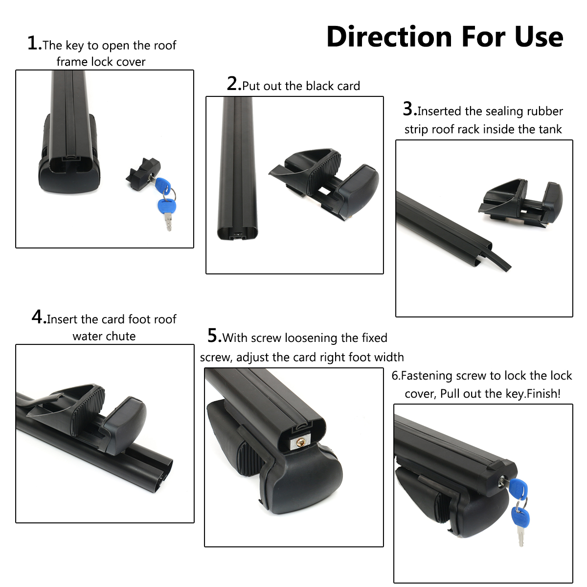 120cm-Universal-Aluminum-Car-Roof-Rack-Locking-Cross-Bars-Anti-Theft-Lockable-1680967