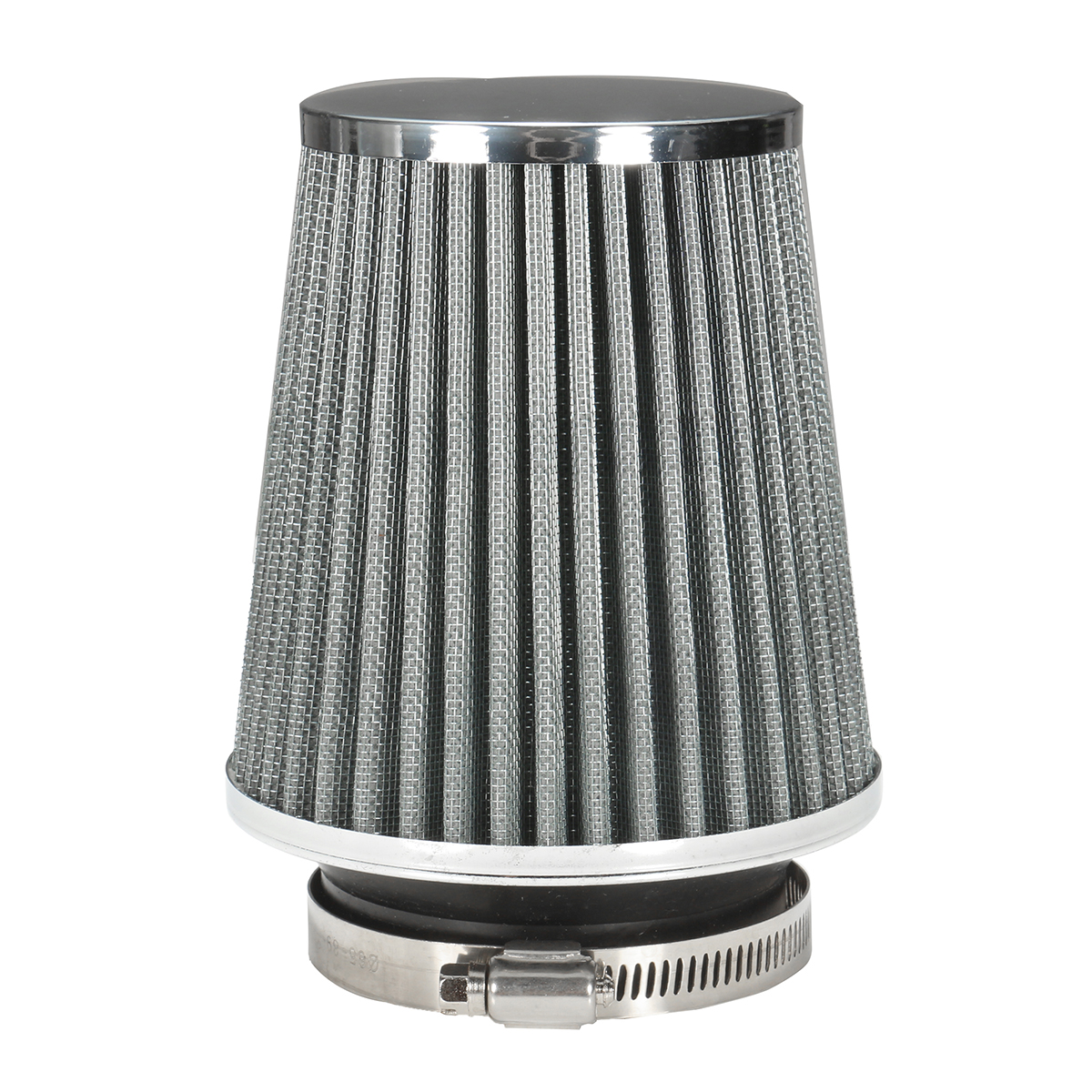 3Inch-75mm-Car-Air-Filter-Clean-Intake-High-Flow-Short-RAMCOLD-Round-Cone-Heavy-Metal-Alloy-1404939