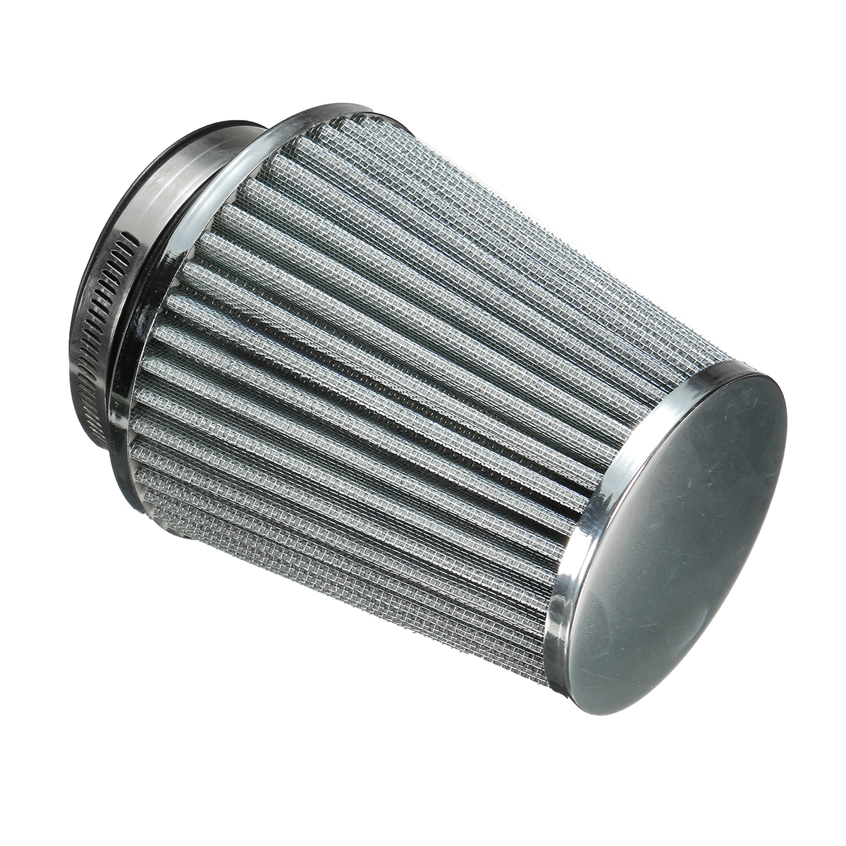 3Inch-75mm-Car-Air-Filter-Clean-Intake-High-Flow-Short-RAMCOLD-Round-Cone-Heavy-Metal-Alloy-1404939